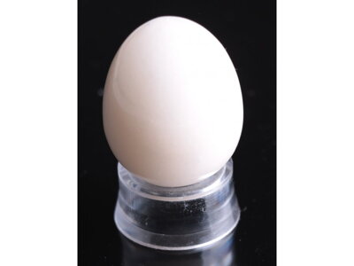 Yoni kamenné vajíčko Křemen bílý #112 + podstavec