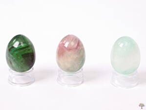 Yoni kamenné vajíčko Fluorit #124 + podstavec